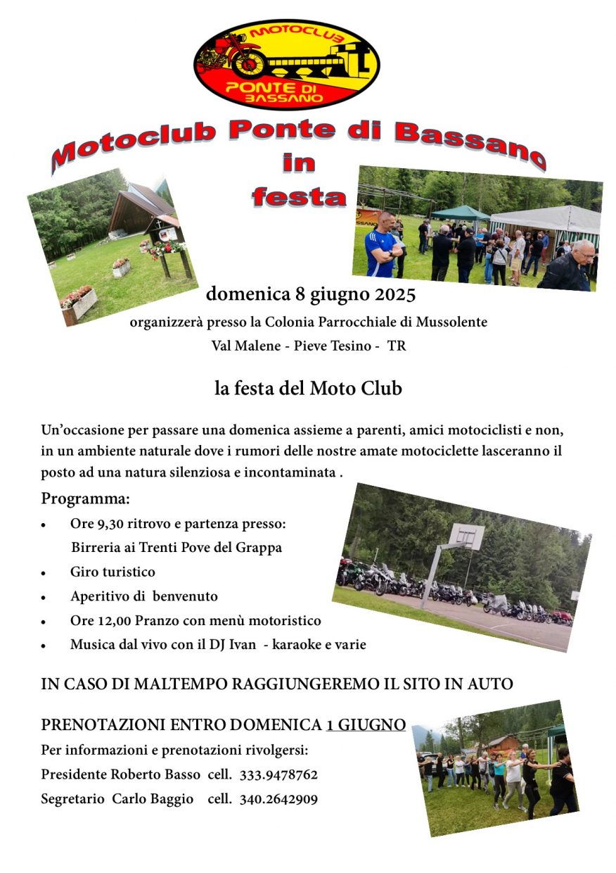 Festa in Val Malene 8 giugno 2025